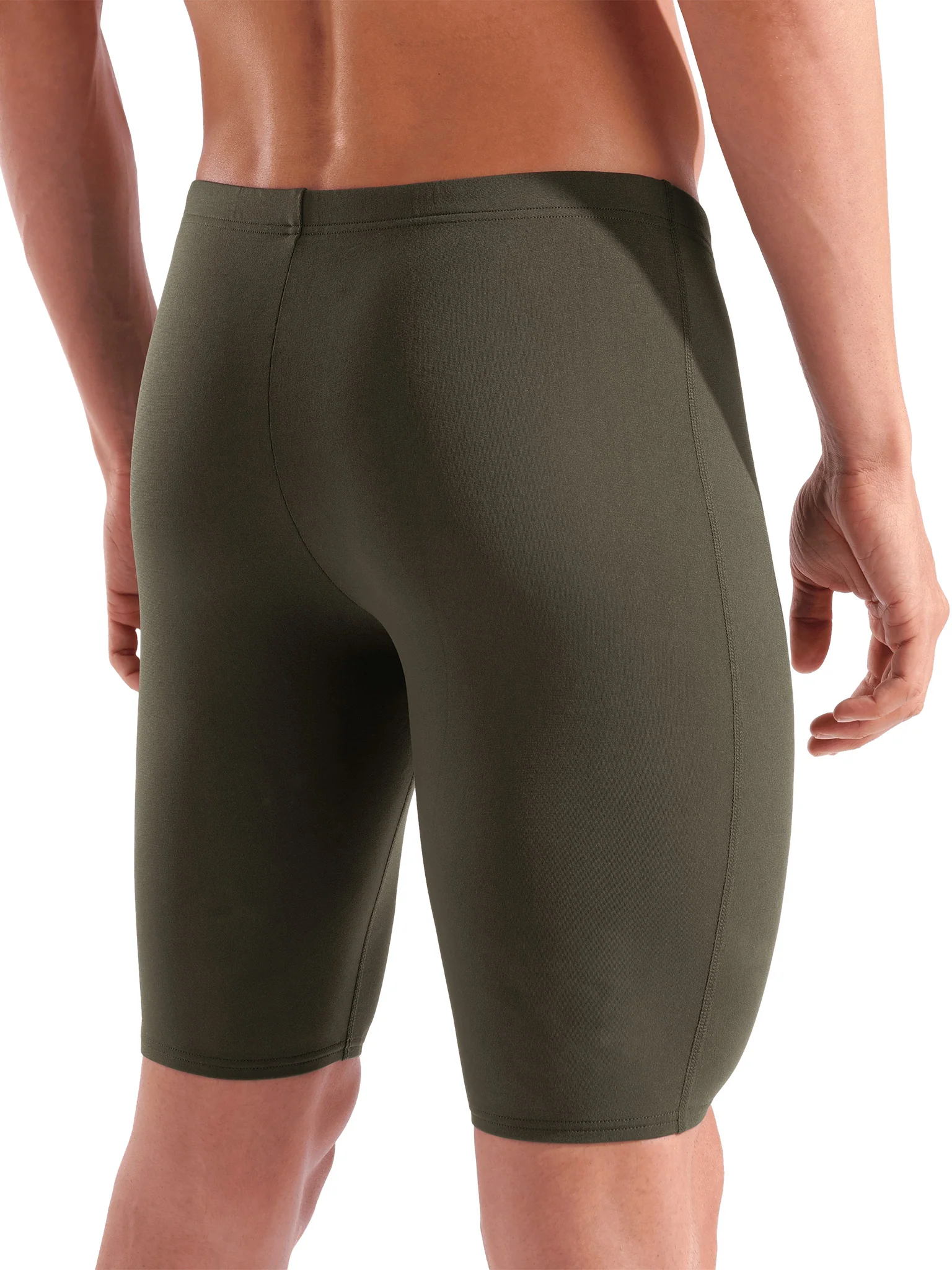 Cuissard de natation Team Solid pour hommes - Sauge foncé – Image 5