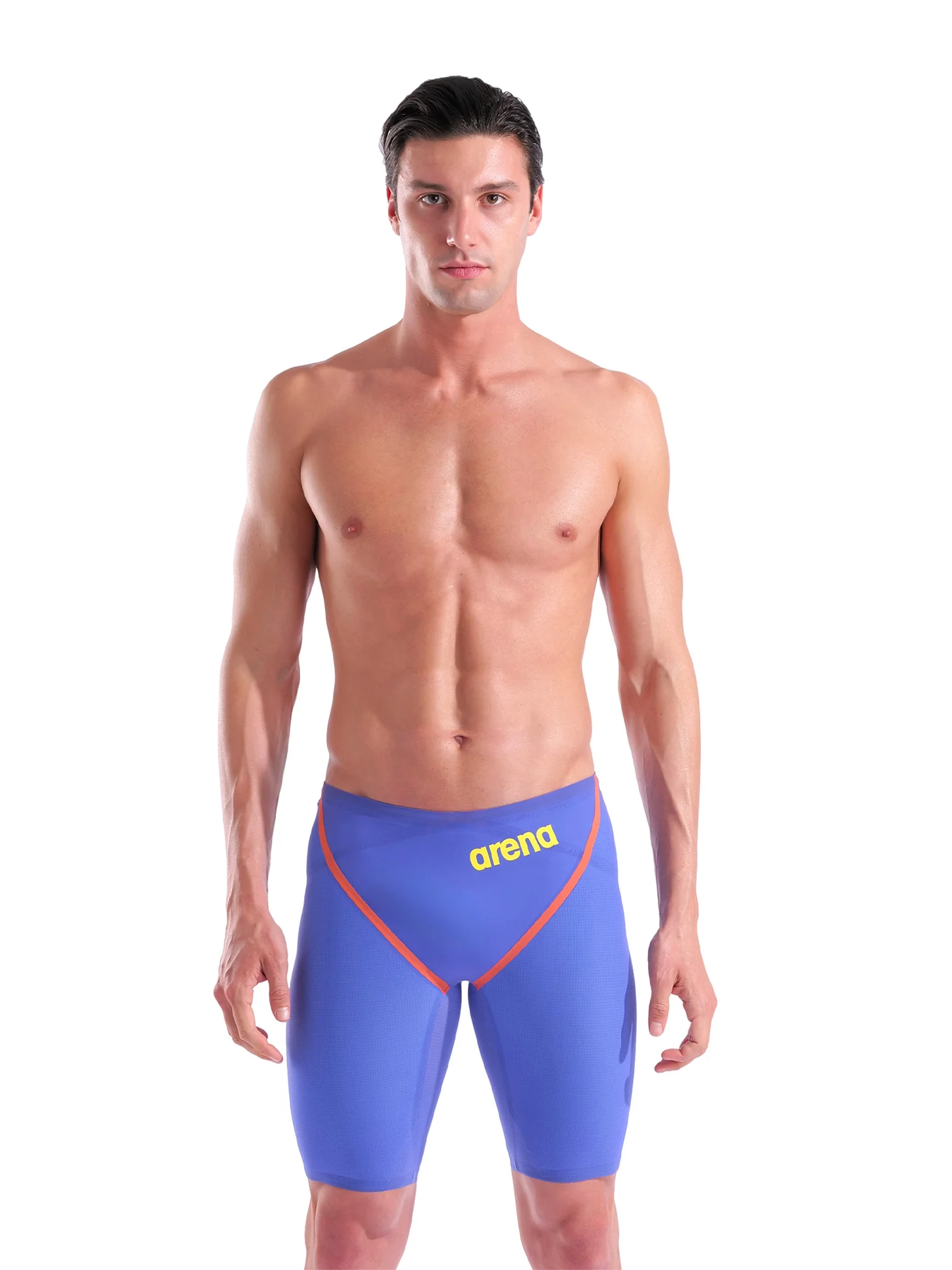 Maillot de compétition Powerskin Carbon Glide Jammer pour hommes E.L - Futur Dusk/Corail