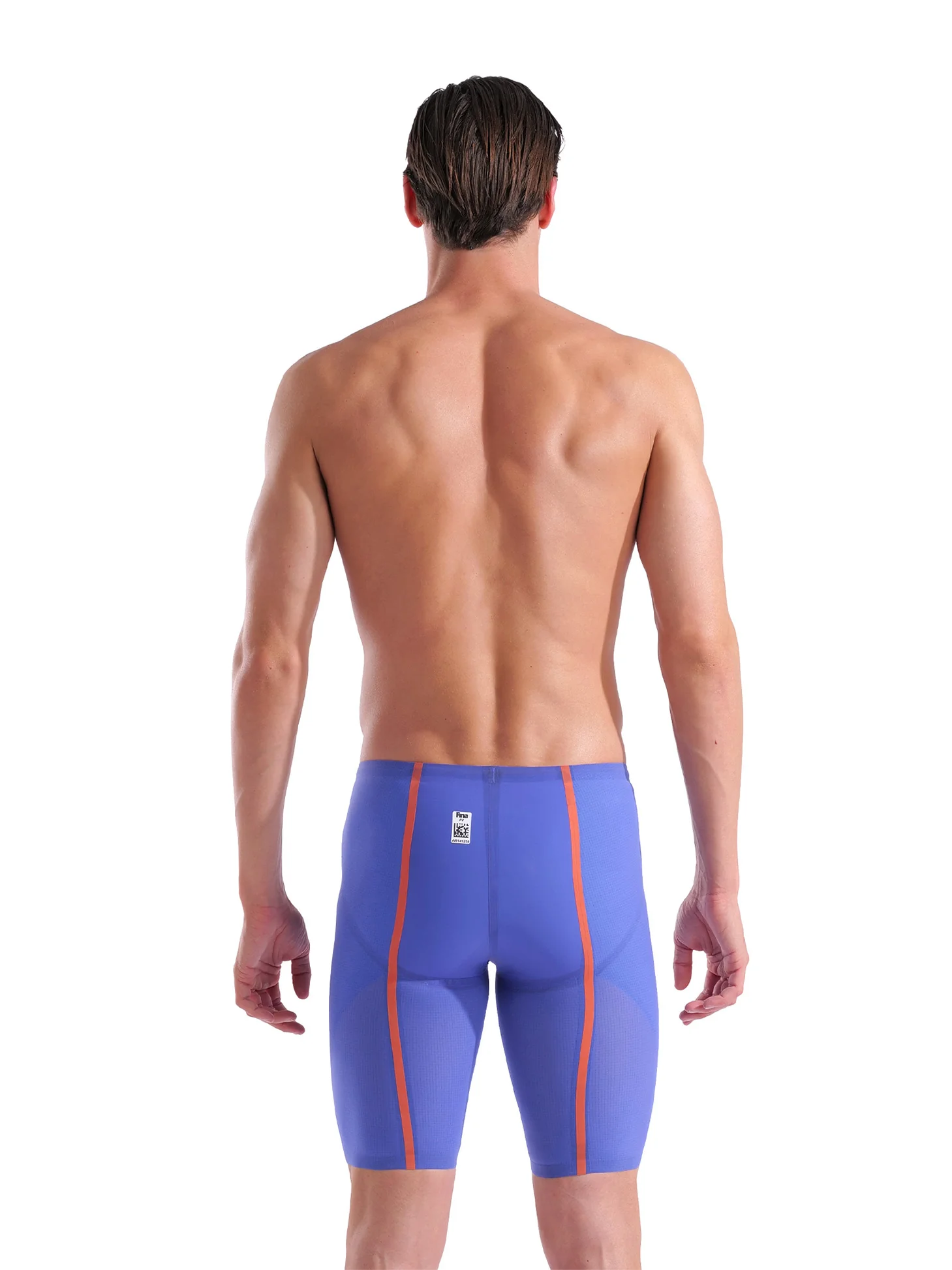 Maillot de compétition Powerskin Carbon Glide Jammer pour hommes E.L - Futur Dusk/Corail – Image 3