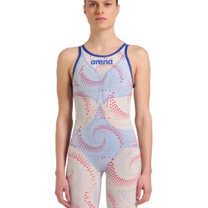 Maillot de compétition Powerskin Carbon Air2 Open Back pour femmes E.L. - Fireflow