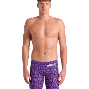 Maillot de compétition Powerskin Carbon Air2 Jammer pour hommes E.L. - Leopard Skin Violet