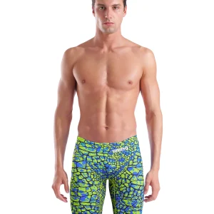 Maillot de compétition Powerskin St Next Jammer pour hommes E.L. -  Snake Green