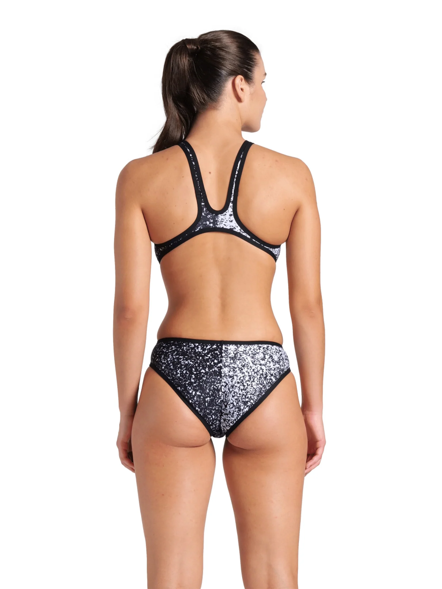 Maillot de bain une-pièce One Paints Tech Back pour femmes - Noir – Image 3