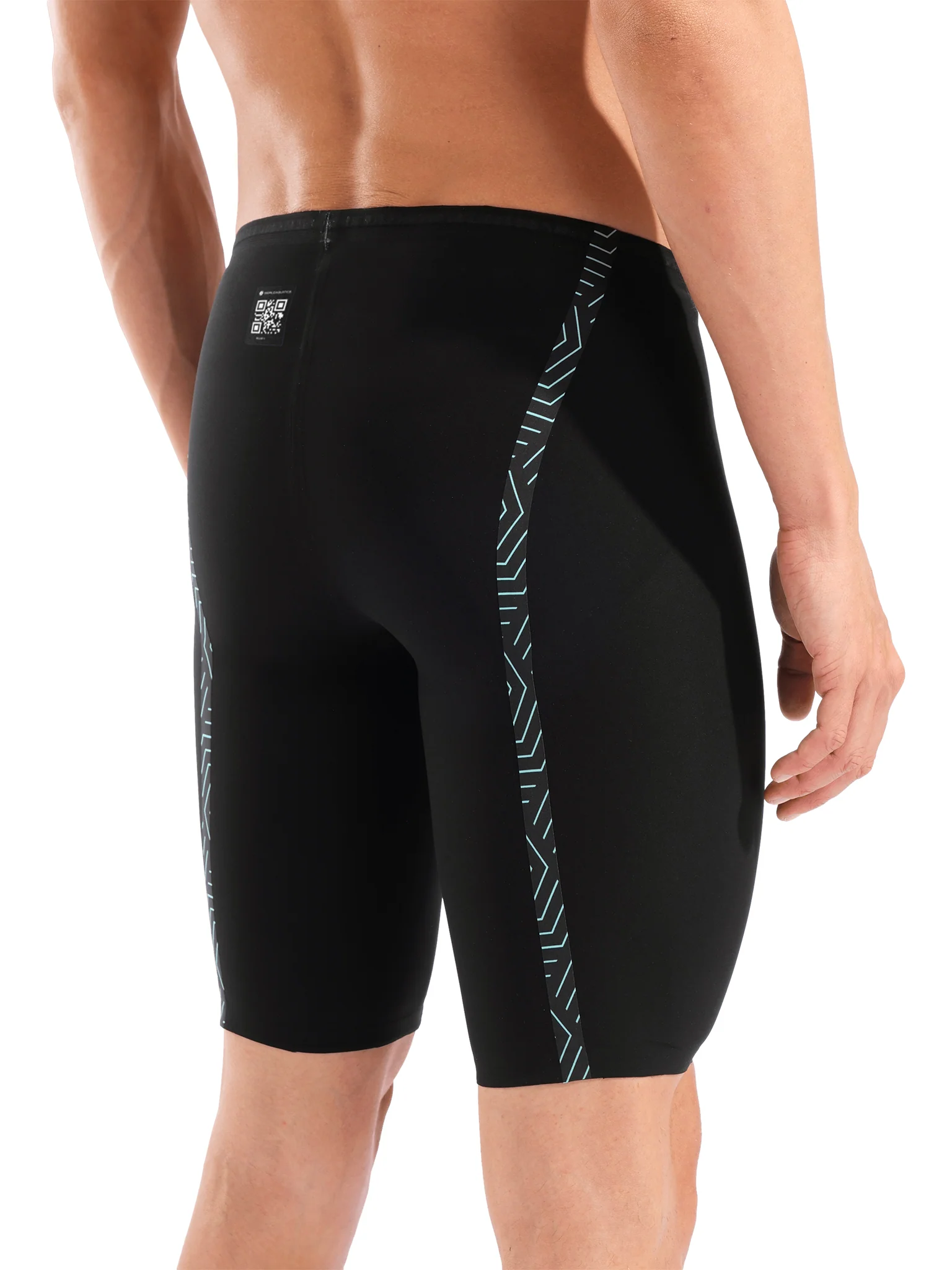 Maillot de compétition Powerskin Veloce Jammer pour hommes - Noir – Image 5