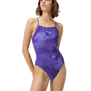 Maillot de bain une-pièce Lunar Storm Crossback pour femmes - Violet
