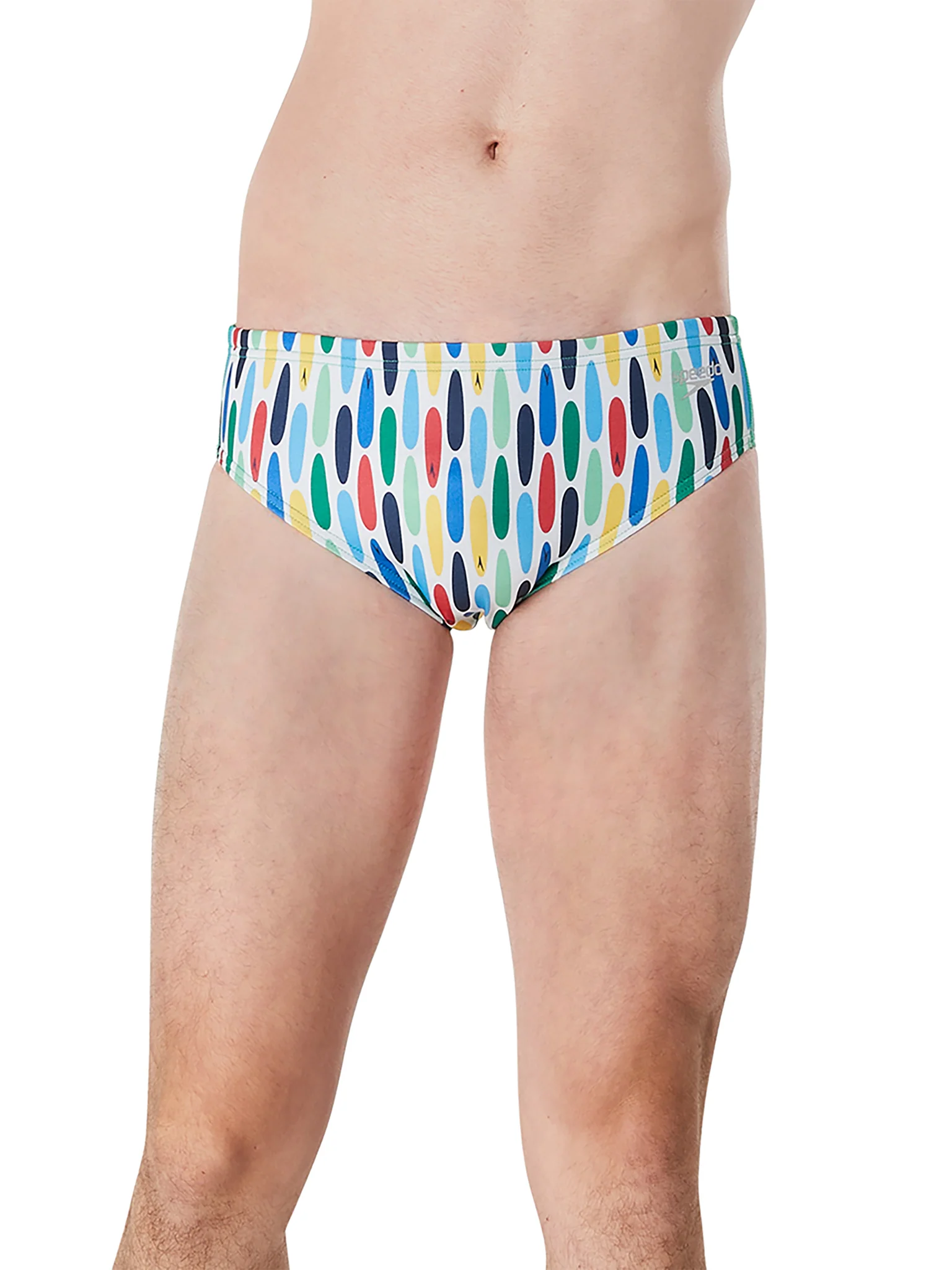 Brief de natation Printed One pour hommes - Bleu – Image 2