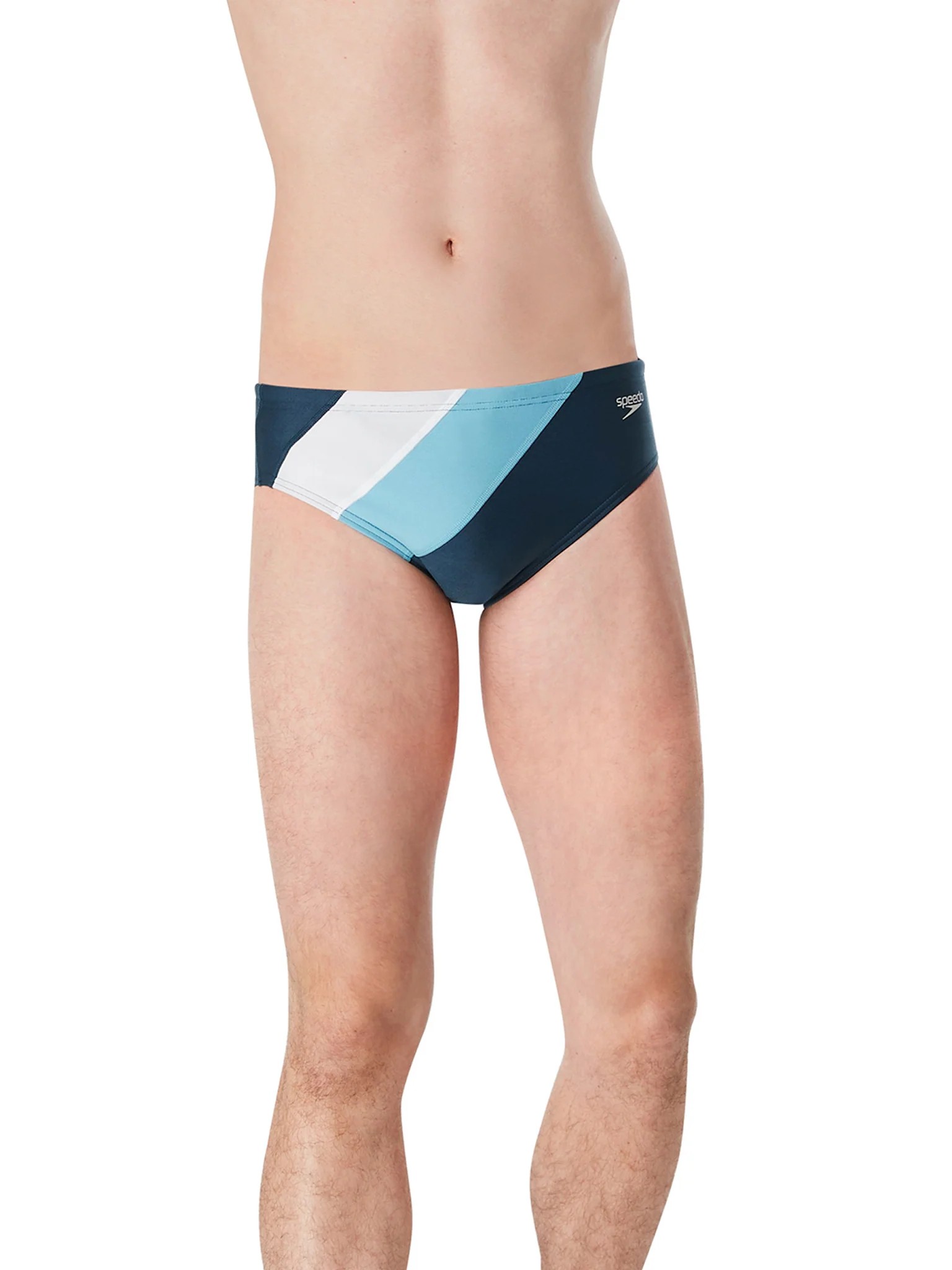 Brief de natation Colorblock One pour hommes - Moonlight Ocean Blue