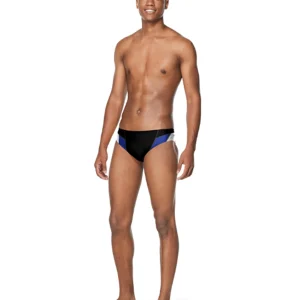 Brief de natation Edge Splice pour hommes - Bleu/Noir