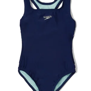 Maillot de bain une-pièce Racerback pour filles - Marine