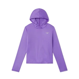 Rashguard à capuchon junior - Mauve