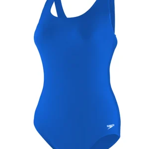 Maillot de bain une-pièce Plus Moderate Ultra Back pour femmes - Bleu