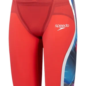 Maillot de compétition Fastskin LZR Pure Intent 2.0 Jammer pour hommes - Rouge/Bleu