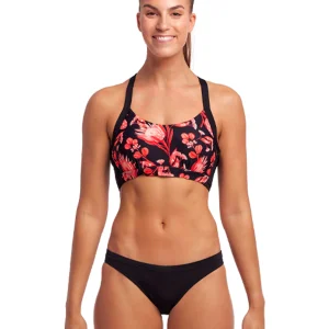 Haut de maillot de bain Hold Steady Crop pour femmes - Acacia Rose