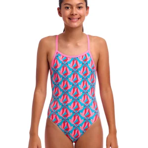 Maillot de bain une-pièce Single Strap pour filles - Hummy Bunny