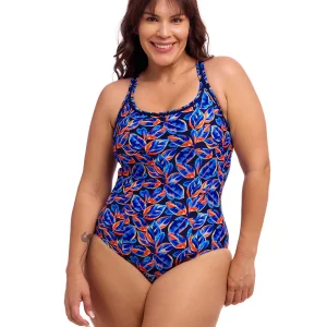 Maillot de bain une-pièce Locked In Lucy pour femmes - Leaf Blower