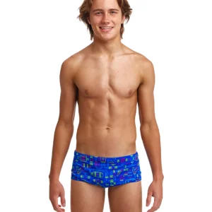 Brief de natation Sidewinder Trunk pour garçons - Blacked Up