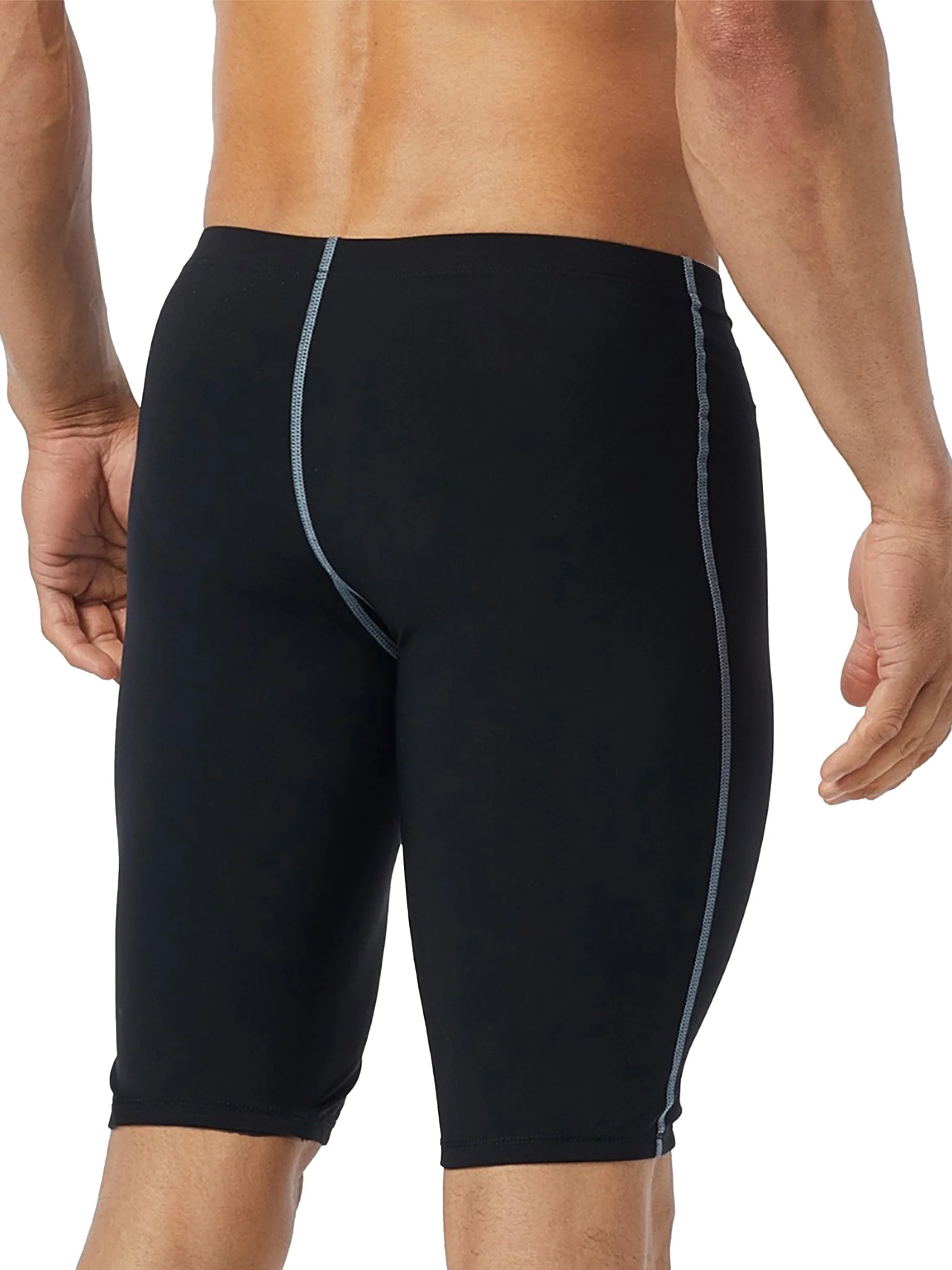 Maillot de compétition Thresher Jammer pour hommes - Noir/Gris – Image 3