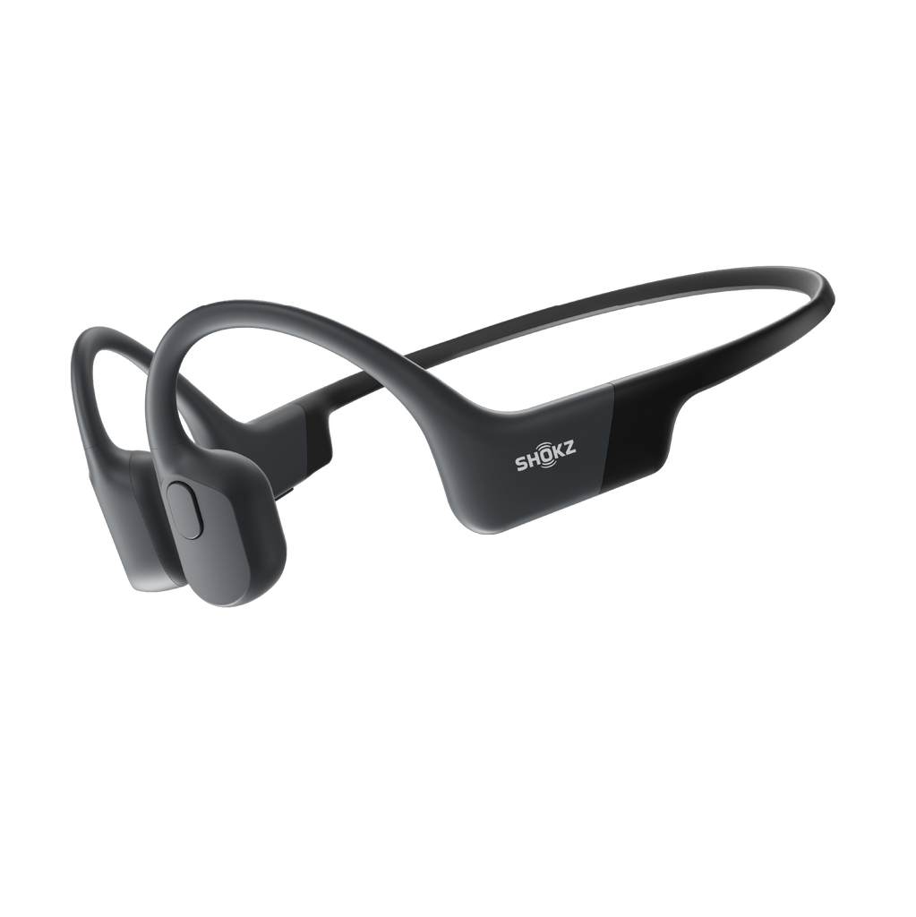 SHOKZ Casque Bluetooth Openrun Noir à conduction osseuse avec micro – Image 2