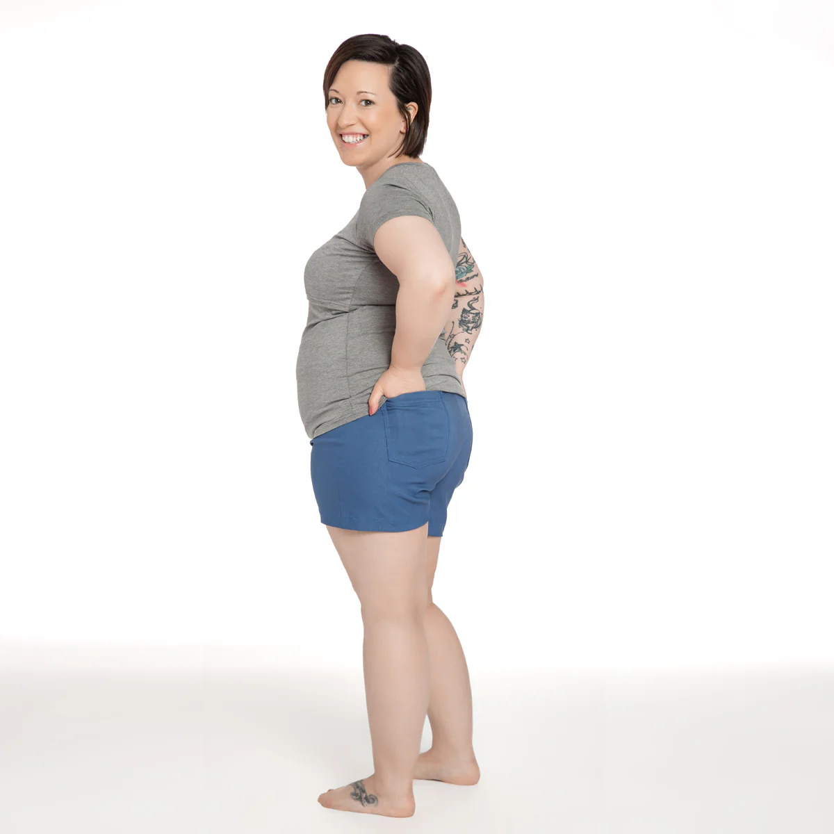 Short Aurélie - Bleu Océan – Image 5