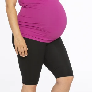 Short ''biker'' Maternité - Noir