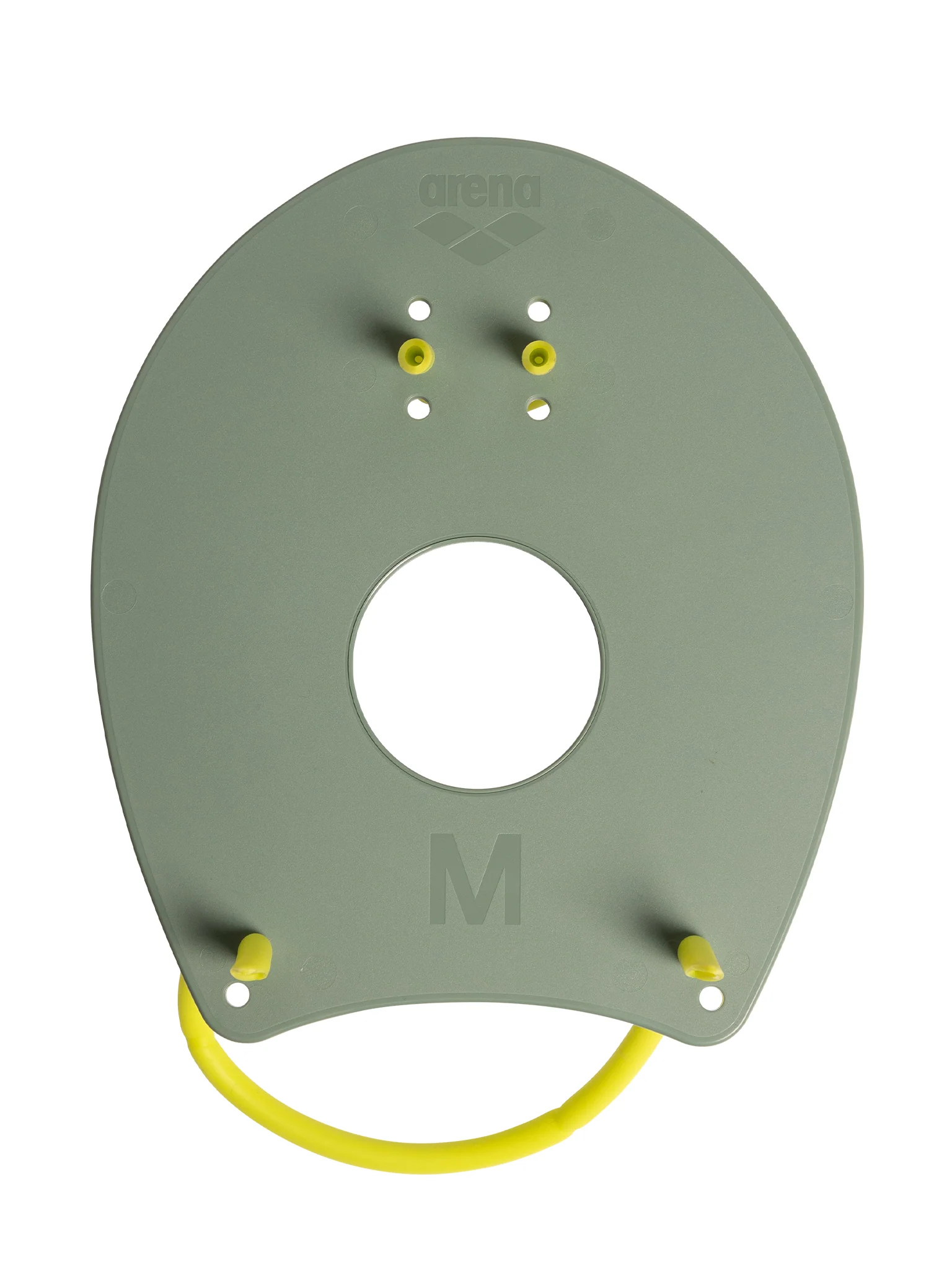 Plaquettes de natation Elite II - Sauge foncé/Lime – Image 3