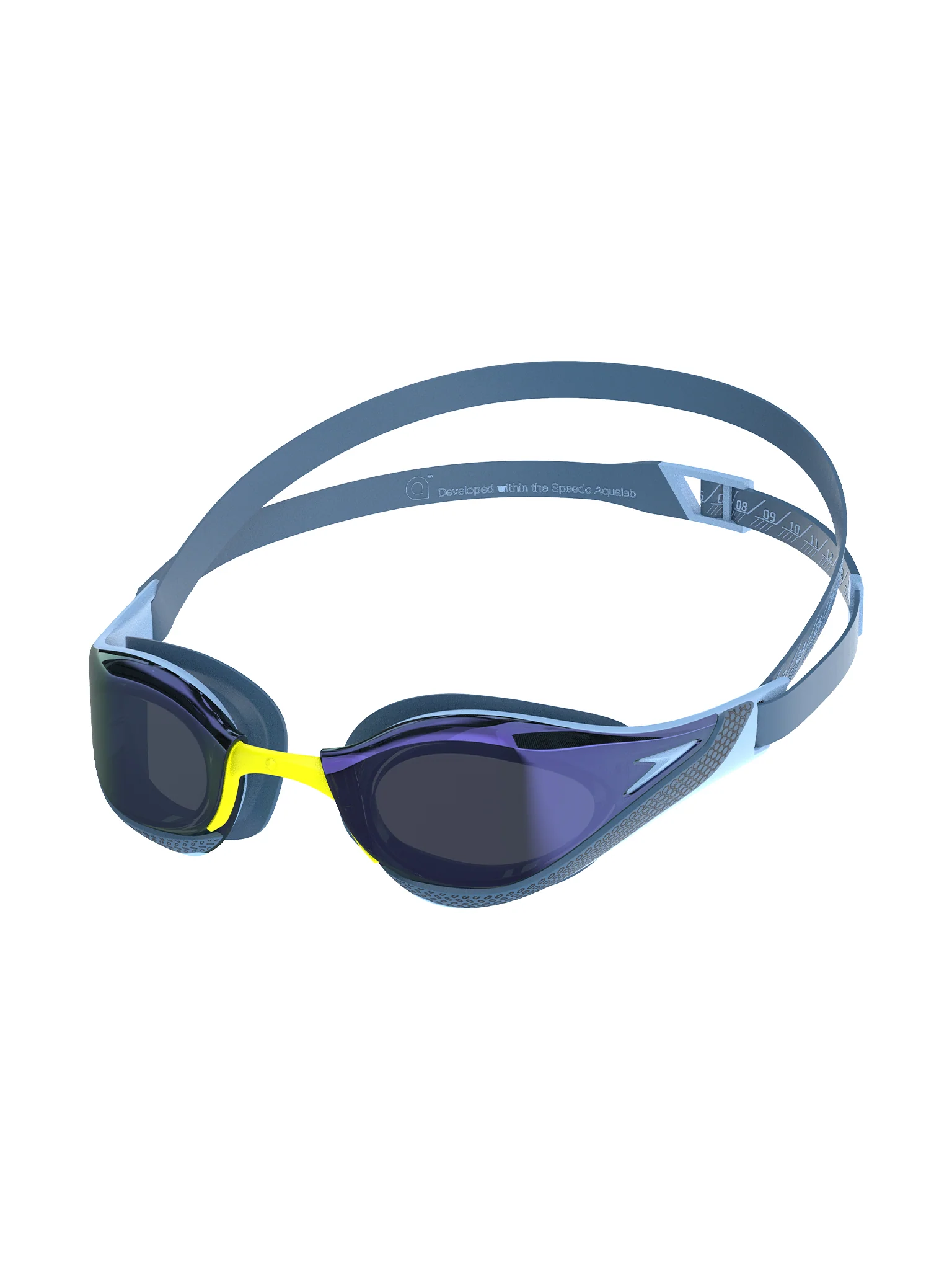 Lunettes de natation Fastskin Pure Focus Mirrored - Sugar Blue/Smoke/Iris Mirror