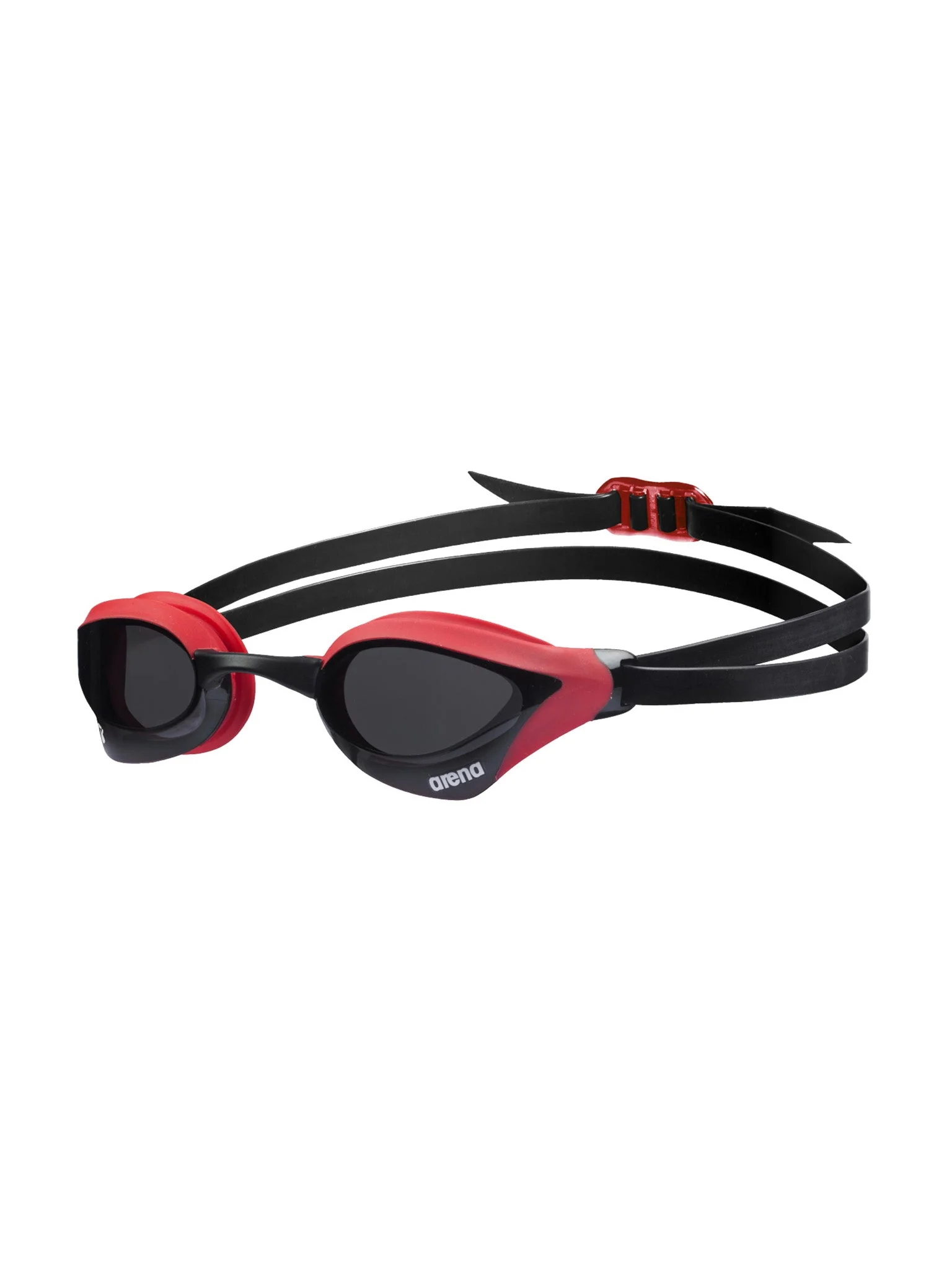 Lunettes de natation Cobra Core Swipe - Rouge/Fumée – Image 2