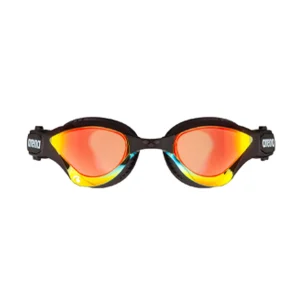 Lunettes de natation Cobra Tri Swipe Mirror - Noir/Jaune cuivre/Mirroir