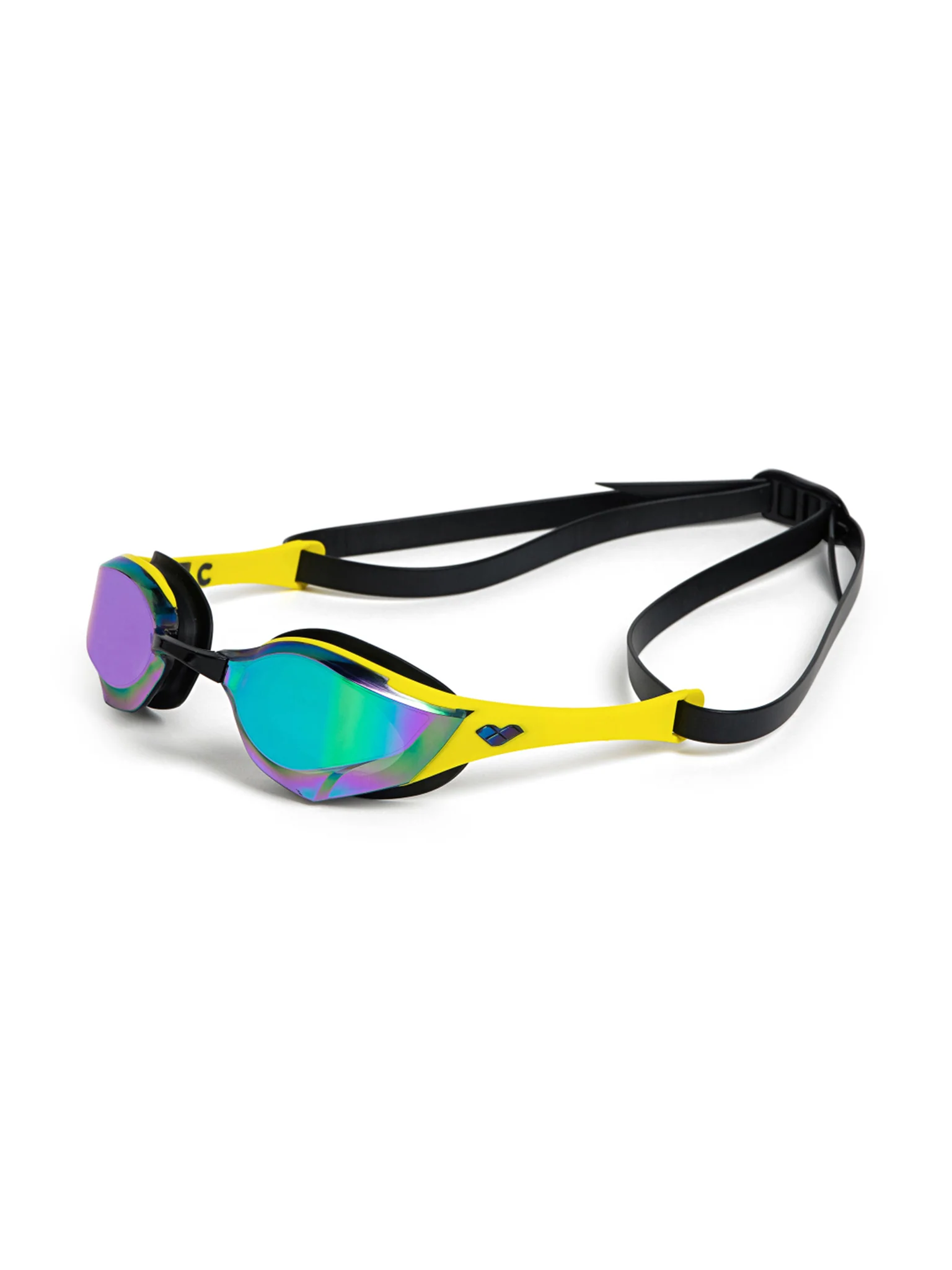 Lunettes de natation Cobra Edge Swipe Mirror - Émeraude/Jaune – Image 2