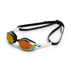 Lunettes de natation Cobra Edge Swipe Mirror - Or/Blanc/Noir