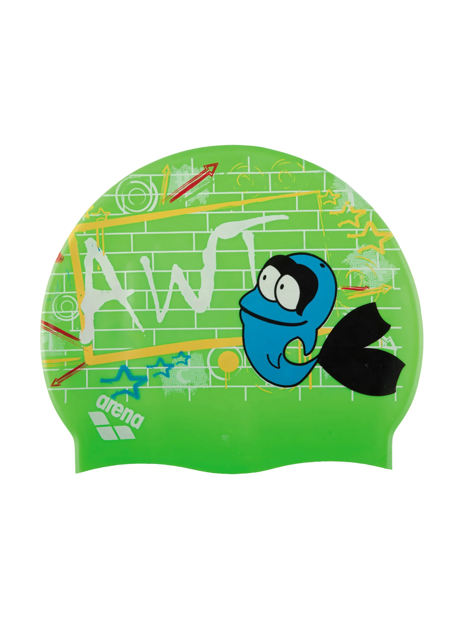Bonnet de natation AWT MULTI en silicone pour enfants - Vert – Image 2