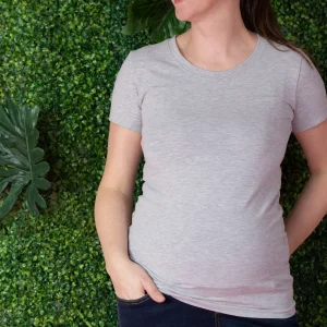 T-shirt Maternité de base - Gris Pâle