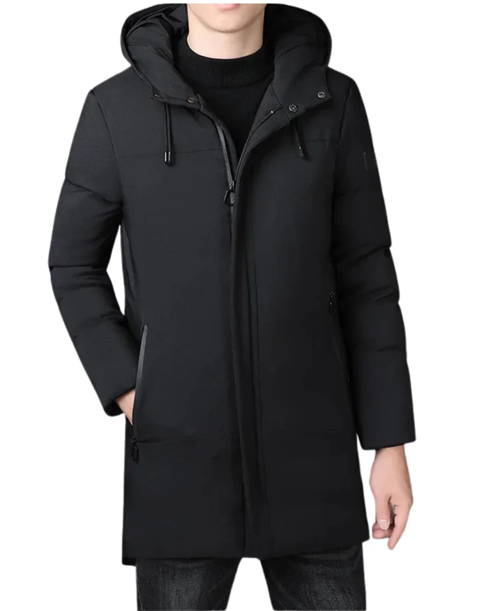 Veste Longue Élégante pour Homme – Image 2
