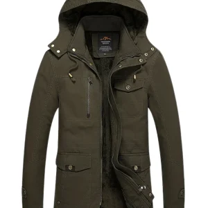 Veste d'Hiver Élegante en Coton Matelassé