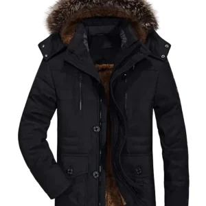 Veste d'Hiver en Coton avec Capuche