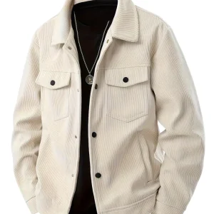 Veste en Velours Élégant