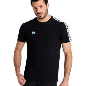 T-Shirt Arena Team pour hommes - Noir/Blanc
