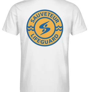 T-Shirt Sauveteur/Lifeguard - Blanc