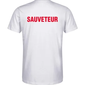 T-Shirt ''Sauveteur'' - Blanc