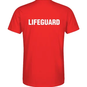 T-Shirt ''Lifeguard'' - Rouge