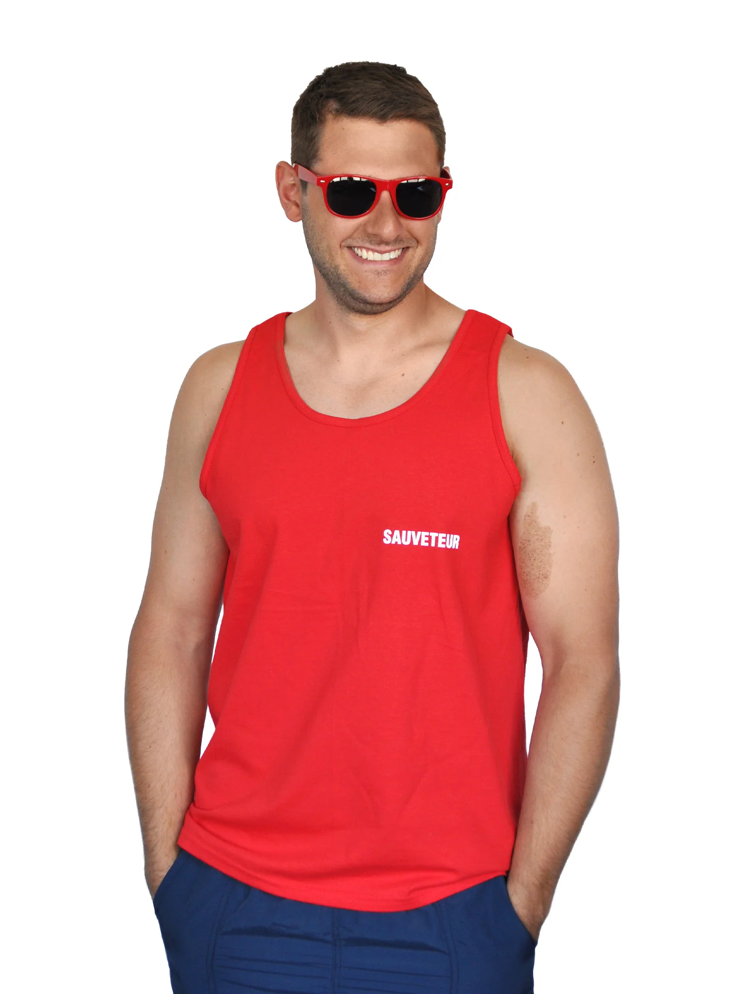 Camisole ''Sauveteur'' - Rouge – Image 6