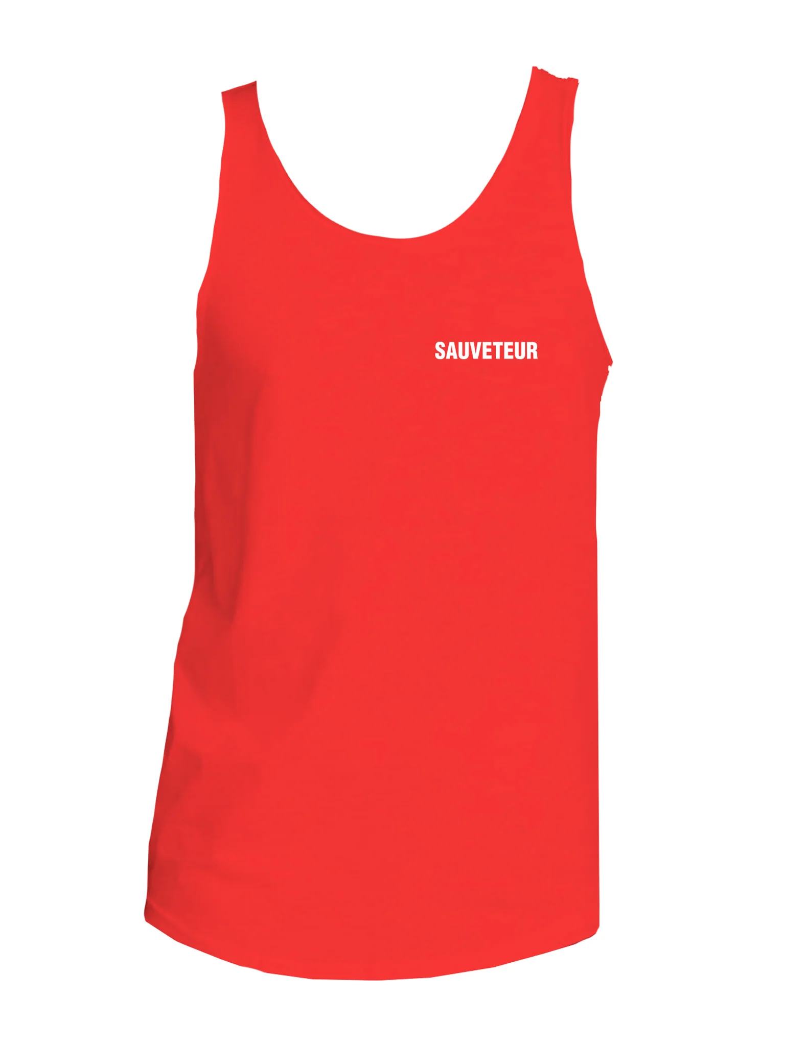 Camisole ''Sauveteur'' - Rouge – Image 3