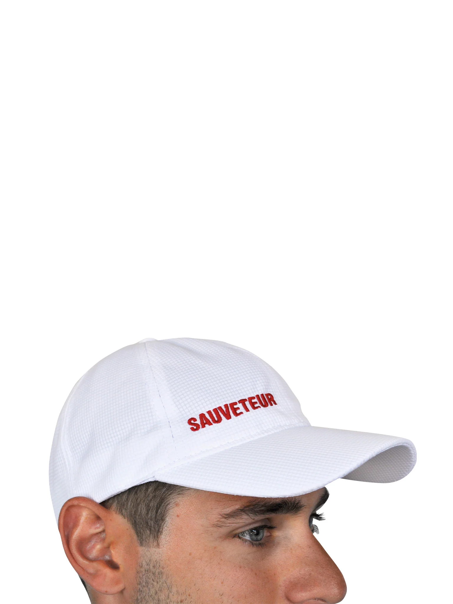 Casquette Technique Sauveteur - Blanche – Image 4