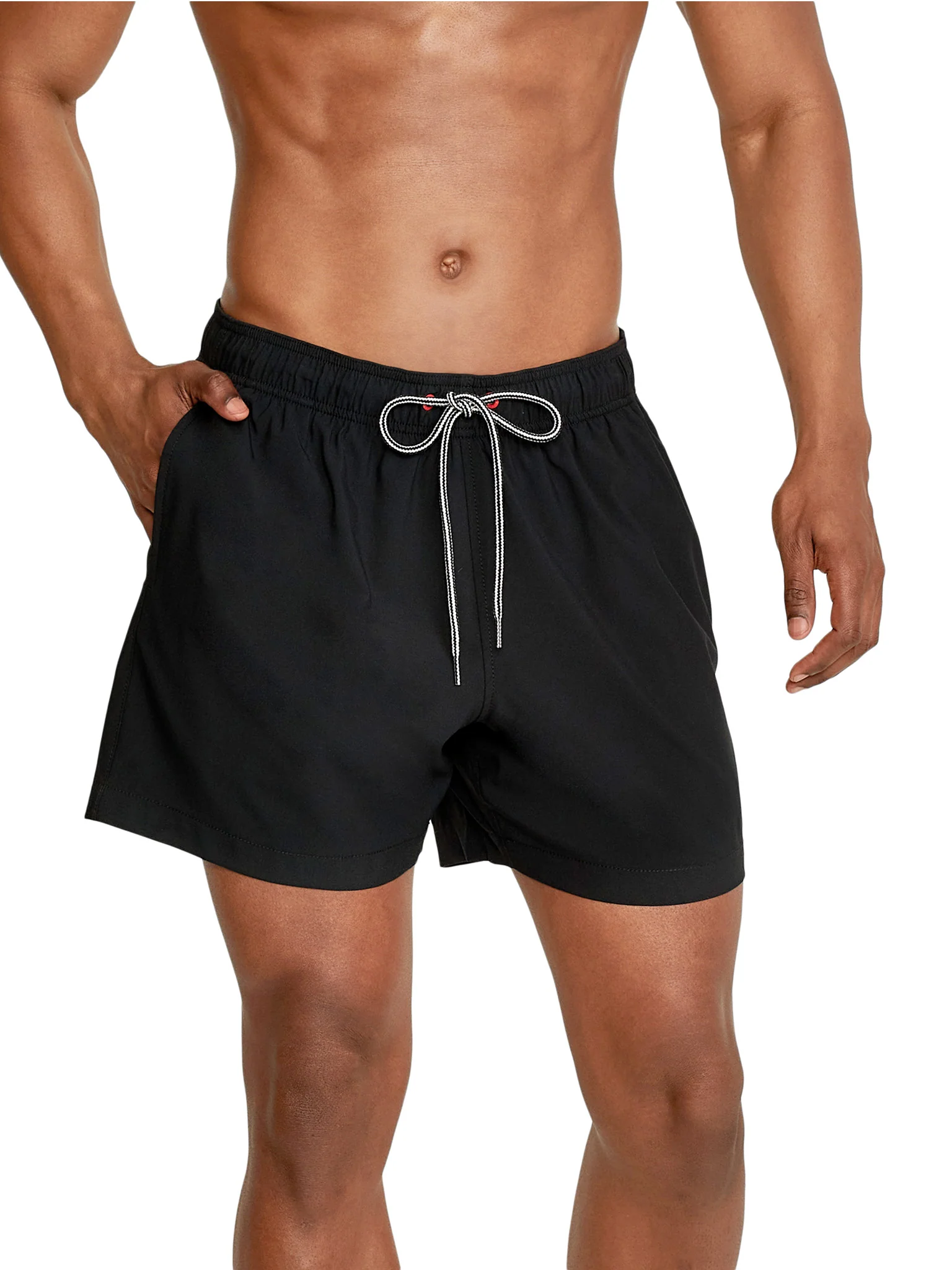 Short de bain 16 pouces Roofer pour hommes - Noir