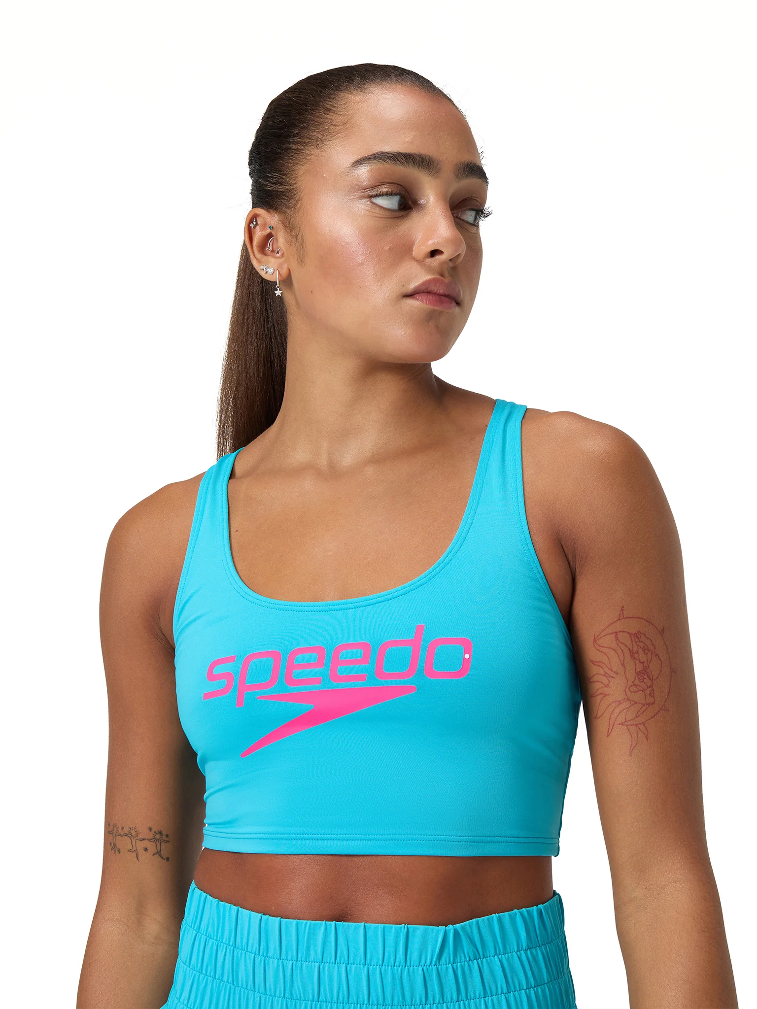 Haut court Regan Collection pour femmes - Bleu – Image 2