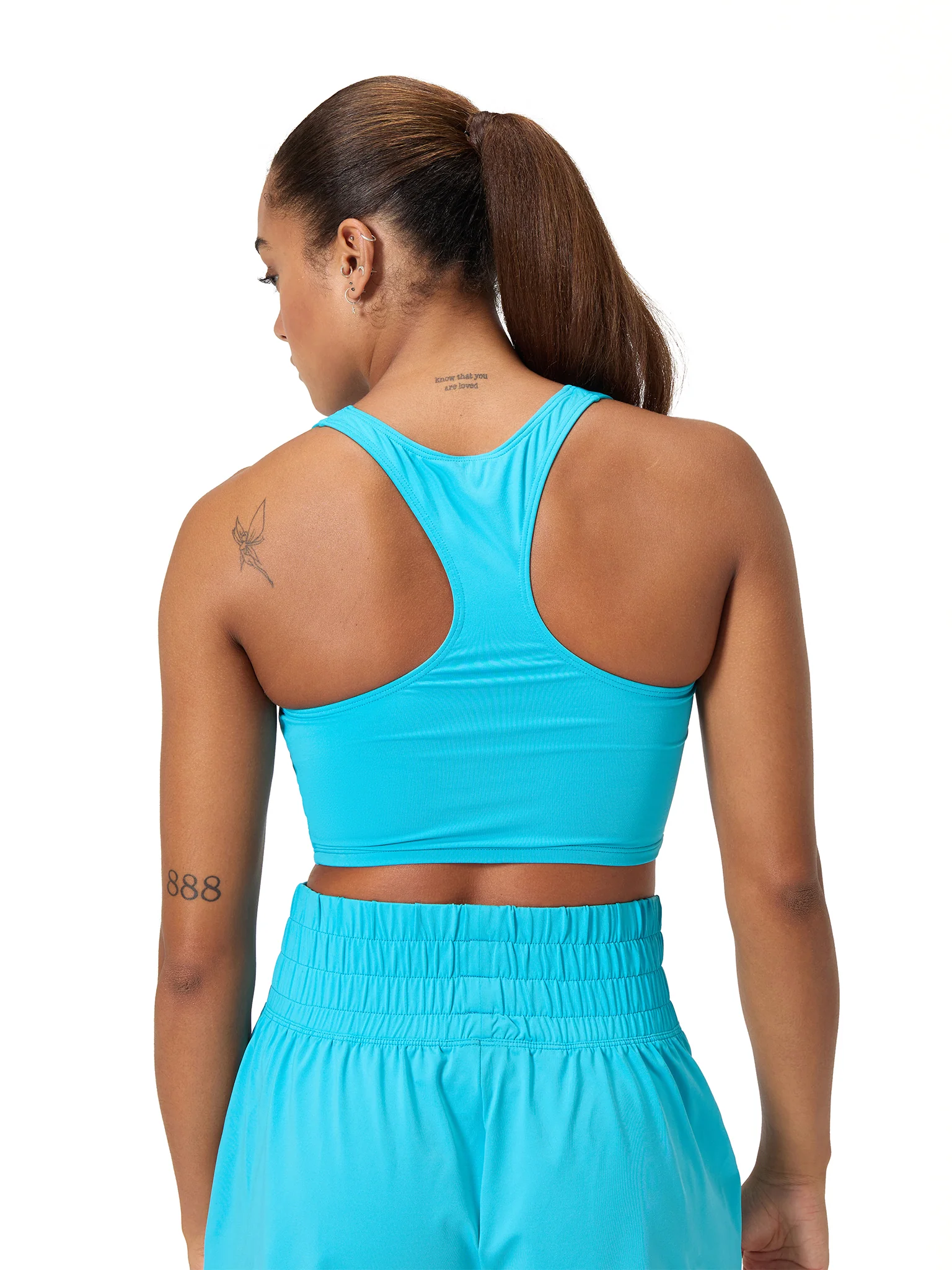 Haut court Regan Collection pour femmes - Bleu – Image 3