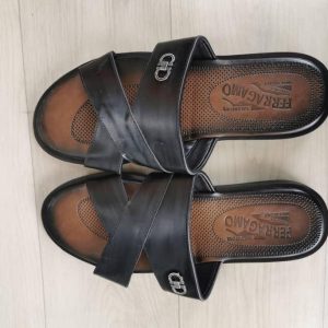 Sandales à Boucle & Semelle Marron