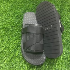 Sandale Dior Homme Noire – Style Élégant et Confortable