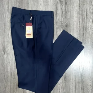 Pantalon habillé bleu pour homme