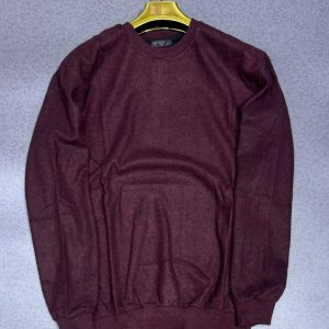 Pull Bordeaux Prestige – Col Rond